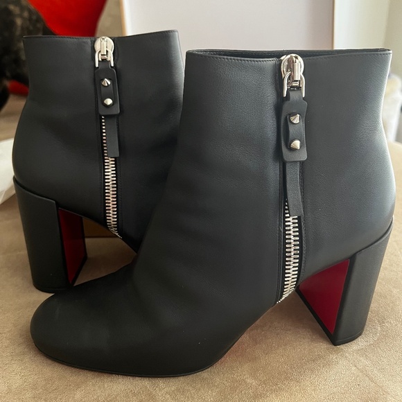 Vintage Christian Louboutin Ankle Booties - Picture 1 of 8